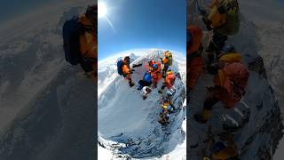 Lhotse summit with Mongolia team Sailamingma mountains sherpa 8000films 8000vlog [upl. by Sakram833]