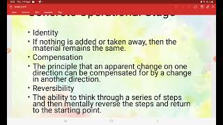 Piagets Theory of Cognitive Development Concrete Operational Stage Formal Operational Stage [upl. by Eisteb]