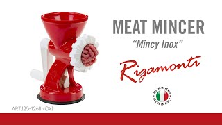 Rigamonti Pietro amp figli  ART 125 MEAT MINCER quotMincy Inoxquot [upl. by Dwight]