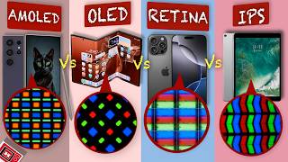 AMOLED vs OLED vs Retina vs IPS LCD vs Super AMOLED explained [upl. by Ahcire]