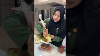 How to write on cake  tahoor fatima  chocolate ganache opera cake  butter cream recipe [upl. by Vinni]