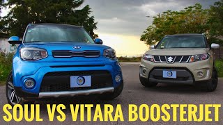 SUZUKI VITARA BOOSTERJET 2018 VS KIA SOUL 2019 quotmanejo vs equipoquot [upl. by Tshombe]