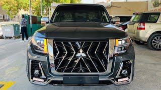 Most Beautiful Mitsubishi Pajero in the world  Pajero HAWK kit  Luxury amp fully LED [upl. by Belva]