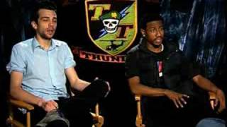 Jay Baruchel Brandon T Jackson interview for Tropic Thunder [upl. by Sternberg226]