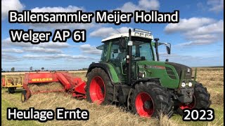 Welger AP 61 amp Ballensammelwagen Meijer Holland  Fazit Ballensammler  Heulage 2023  fofftein [upl. by Rehpretsirhc507]