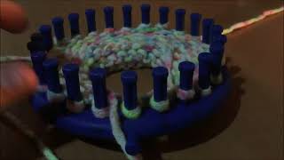 Telaio circolare  Tutorial Berretto  Loom knitting [upl. by Falito257]