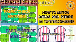 OPTITEX Advanced Marker Check and Stripe Matching How to Use It to Create Perfect Matches [upl. by Penrod]