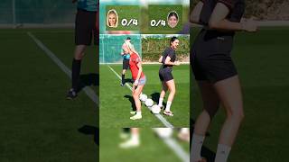 Alisha Lehmann vs Celine Dept who is faster shorts [upl. by Dnumde]