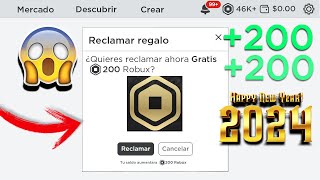 Codigos que te Dan Robux GRATIS✅️en Roblox ENERO 2024 [upl. by Arama517]