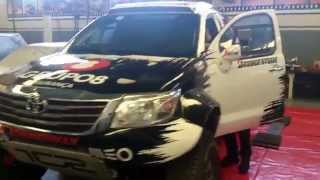 Pure sound Toyota Hilux Dakar V8 [upl. by Armond]