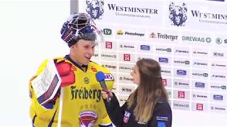 Highlights  Interviews  Dresdner Eislöwen vs Lausitzer Füchse  05122018 [upl. by Ynnelg599]