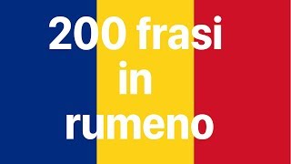 Imparare il rumeno 200 frasi in rumeno per principianti [upl. by Rehposirhc17]