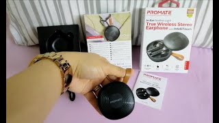 Unboxing Promate Charisma Earphone  True wireless stereo with Intellitouch [upl. by Roby145]