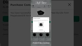 FREE ITEM How to get Digi Visor  Roblox roblox freeitem game [upl. by Laurie223]