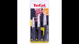 Набір ножів Tefal Essential 3 предмета [upl. by Nagram683]