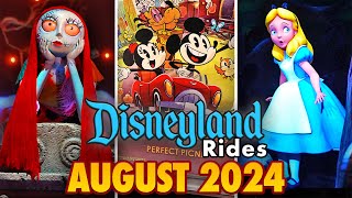 Disneyland Rides  August 2024 POVs 4K 60FPS [upl. by Araet]