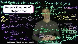 Bessels Equation of Integer Order [upl. by Leesen]