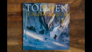 Hobbit News Tolkien Calendar 2023 Unboxing [upl. by Carlye]