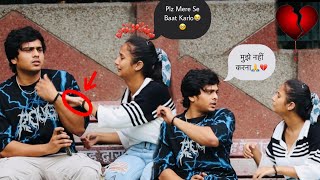 Ignore Prank On My Girlfriend 💔🥺SahilprankPrank Gone WrongEmotional prank [upl. by Aluk]