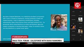 UNAA TECH FORUM SALESFORCE with DIANA NANKUNDA [upl. by Bower]