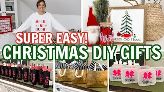 SUPER EASY DIY CHRISTMAS GIFTS AND PROJECTS  DIY WITH ME  EASY CRICUT PROJECTS [upl. by Nahtnhoj27]