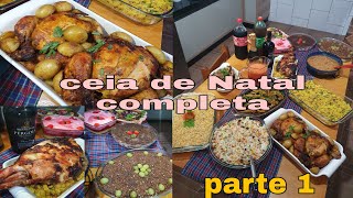 CEIA DE NATALCOMO TEMPERAR PERNIL E FRANGO SOBREMESA BOM BOM DE TRAVESSA SALPICÃO FAROFA ARROZ [upl. by Hadihsar]