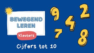 Bewegend leren  Cijfers tot 10  Kleuters [upl. by Inoliel]