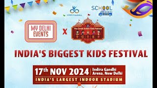 Indias Biggest Kids festival  Kids Carnival at New Delhi  Special Coverage [upl. by Olympias946]