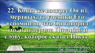 ВидеоБиблия Евангелие от Иоанна без музыки все главы читает Бондаренко [upl. by Calabresi304]