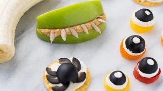 5 Healthy Halloween Kids Snacks [upl. by Cal]