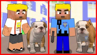 ARDANIN BEBEĞİ EFEKAN VE KÖPEĞİ POLİS OLDU 👮  Minecraft ZENGİN FAKİR HAYATI [upl. by Noral]