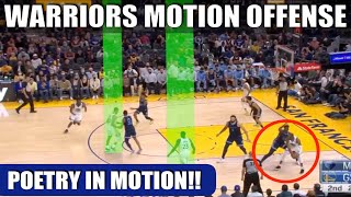 Why the Golden State Warriors POST UP SPLIT MOTION is unstoppable  Poetry in Motion Breakdown [upl. by Altaf]