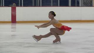 Eden Cui 2024 IceFest PreJuvenile Girls FS 1st [upl. by Auhsuj]