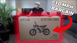 I Bought the Cheapest 30 MPH eBike On Amazon  Ridstar Q20 Electric Bike Unboxing And First Ride [upl. by Riek]