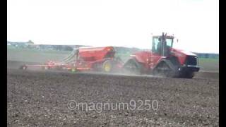 CASEIH Quadtrac 535 amp Väderstad Rapid 800 Jumbo [upl. by Kenleigh]