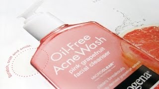 My own experience of using Neutrogena Oil  Free Acne Wash pink grapefruit facial cleanser [upl. by Pish]