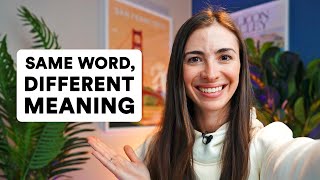 Same words different meanings  Pronunciation and definition changes [upl. by Hendon]