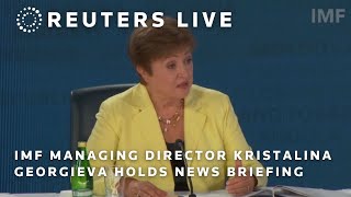 LIVE International Monetary Fund Managing Director Kristalina Georgieva holds news briefing [upl. by Assirk]