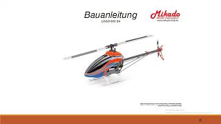 Heli Seminar für fortgeschrittene Mikado Logo 600 SX [upl. by Parrnell]