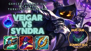 Zümrüt Elo Duo  Veigar vs Syndra karşılaşması  Bölüm 73 [upl. by Sekoorb]