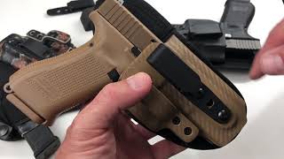 Glock 19 and 19x IWB Holster Comfort  Stability  Concealment [upl. by Hubert]