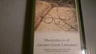 Masterpieces of Ancient Greek Literature Lectures25Prof David J Schenker [upl. by Ocram]