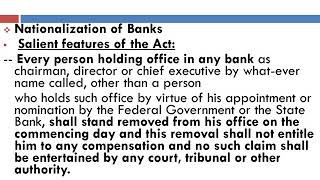 THE BANKS Nationalization Act 1974 [upl. by Nalyk]