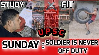 SUNDAY of DEFENCE Aspirant ⚔️✨️  UPSC CDS STUDY DAY  GTO Work and Study  cdsndaupscarmyvlog [upl. by Capon486]