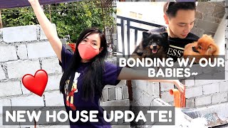 NEW HOUSE UPDATE  BONDING W OUR BABIES [upl. by Kcirddes]