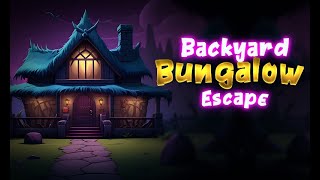 G4K Backyard Bungalow Escape Game Walkthrough [upl. by Mazman522]