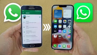 Transférer Discussion Whatsapp Android Vers iPhone ？ [upl. by Ilecara]