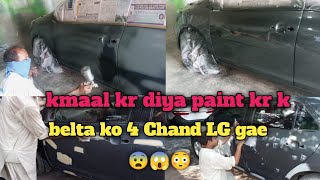 Belta Car Modal 10 Left Side Paint 🎨 Sabcribe My Channel And Viral my video 🙏  Imran Dipty [upl. by Sig]