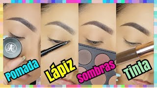 Cómo maquillarme las CEJAS  4 PRODUCTOS diferentes  CEJAS perfectas PASO A PASO ♥♥♥ Andy Lo [upl. by Arianie]