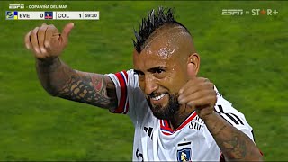 REDEBUT de ARTURO VIDAL en COLO COLO  27012024  El retorno del REY [upl. by Ennovahc284]